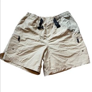 Vintage Cherokee Khaki cargo Swim trunks Size‎ L 36-3 8 with attached buck…